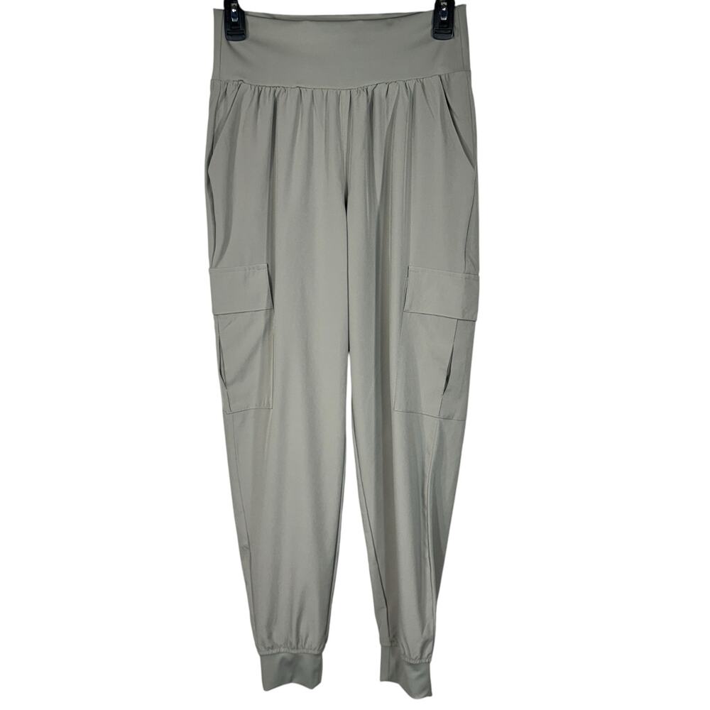 Gottex Medium Woven Cargo Pocket Joggers Lightweight Elastic Waist Quick-Dry